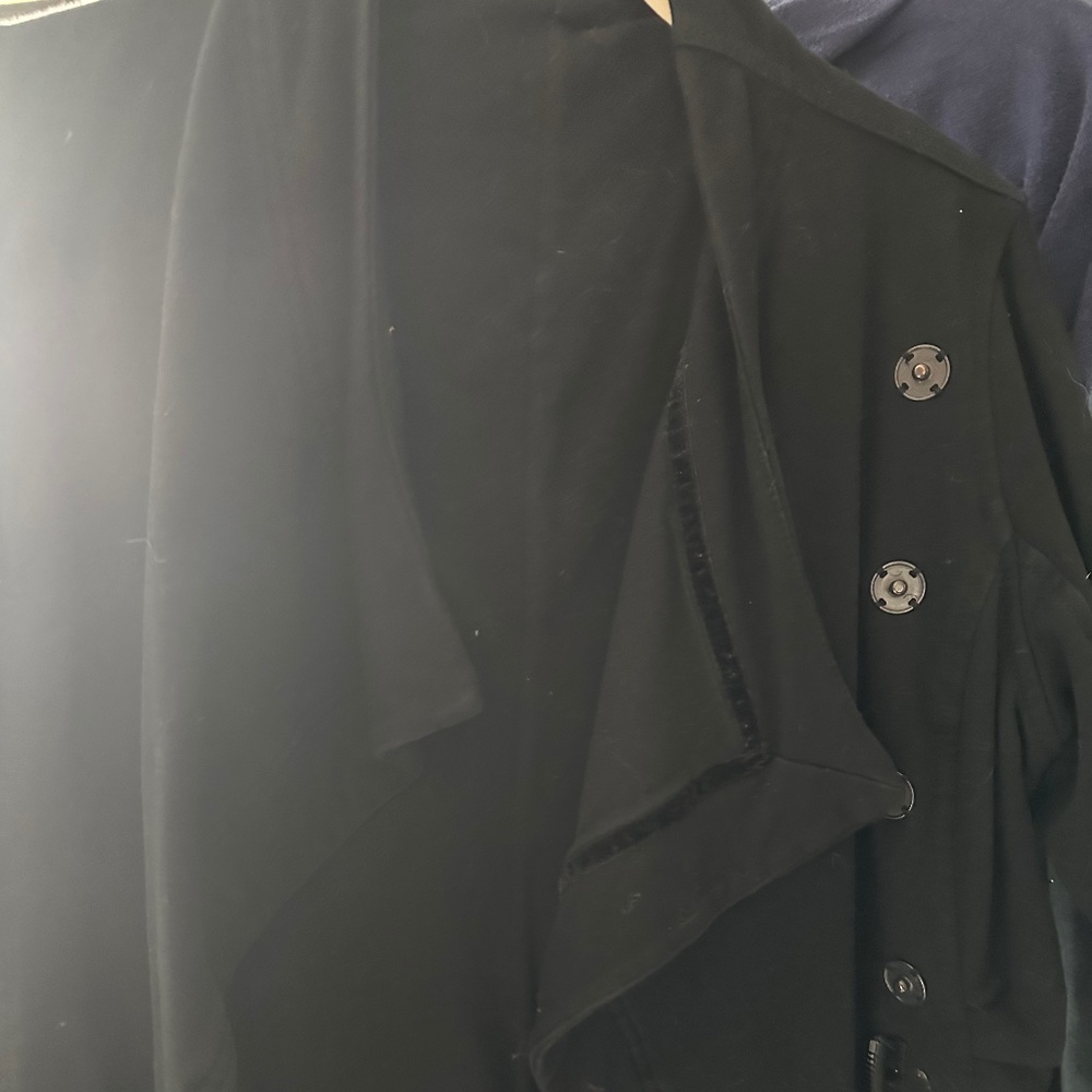 Black Jacket with Detailed sleeves and back